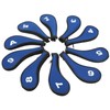10pcs Golf Iron Head Cover with Number Printing Neoprene Zippered