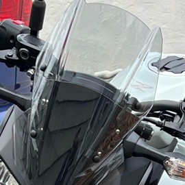 SHINKXMT Motorcycle Z400 Racing Windscreen Windshield Air Deflector Viser Visor fit for Ka&wa&sa&ki Z 400 Z250 Z 400 Z 250 Accessories 2019 2020 2021 2022 2023 2024(Light Smoke)