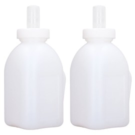 Natudeco 1L Livestock Feeding Bottle Calves Nursing Bottle Calf Milk Bottle Feeder with Detachable Pacifier Farm Equipment for Calves and Lambs,2Pcs