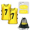 PULUOMASI Scrimmage Training Vest (12 Pack) Team Sports Pinnies Jerseys