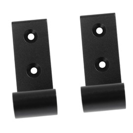 STOBAZA 2 Pack Hooks Wall Mount Hooks Foldable Towel Holder Aluminium Alloy with Waterproof Sponge Pad for Home Decor