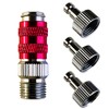 Airbrush Works AW-010R Airbrush Joint Quick Joint Red 3 Plug