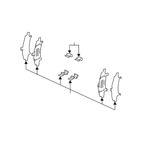Mazda Genuine Mazda Brake Pads Front TAY0-33-28Z