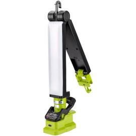 Taingwei 2400LM LED Work Light Clip on Light for Ryobi 18v Battery, 30W Flood Light for Car Repairing, Camping, Emergency and Job Site Lighting