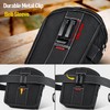 SOGCASE Tool Pouch Nails Screws Bag with Belt Clip (XL,