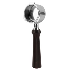 51mm Bottomless Coffee Portafilter 3 Ears Single Layer Portafilter Coffee Machine Bottomless Filter For Delonghi F Sandalwood