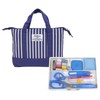 Misasa 8240 Sewing Set, Striped Zipper Bag, L