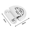 Jenngaoo 8mm Stainless Steel Folding D Ring Tie Down Anchors,