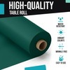 Exquisite Dark Green Plastic Table Cover Roll 40" X 300'
