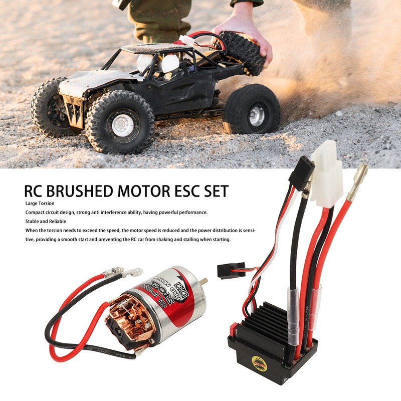 540 Brushed Motor 320A Brushed ESC Accurate Brushed Motor ESC