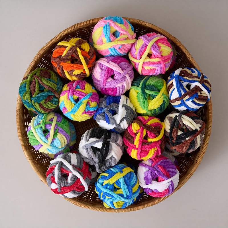 Utopia Crafts Cuddle Ombre Super Chunky Chenille Soft Yarn for