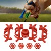 Rubber Shock Absorption Set Bow String Piece Dampening Stabilizer for