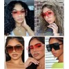 Dollger Square Oversized Sunglasses for Women Men Fashion Big Large