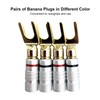 Speaker Banana Plugs, Gold Plated Y Style Banana Plug 12