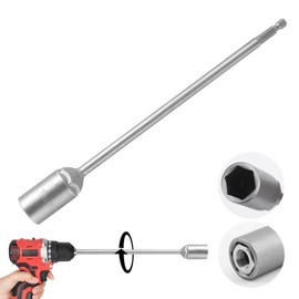 TLDNZXY Caravan Crank for Cordless Screwdriver, Extension Crank with 19 mm Nut for Crank Supports Length 25 cm, for Caravans and Motorhomes, Electric Hand Drill