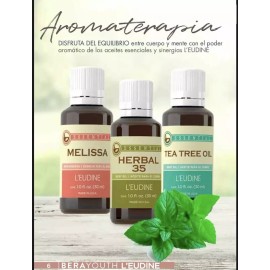 L'eudine L’eudine Leudine Aromaterapia  Herbal 35,Tea Tree oil,Melissa Of 3