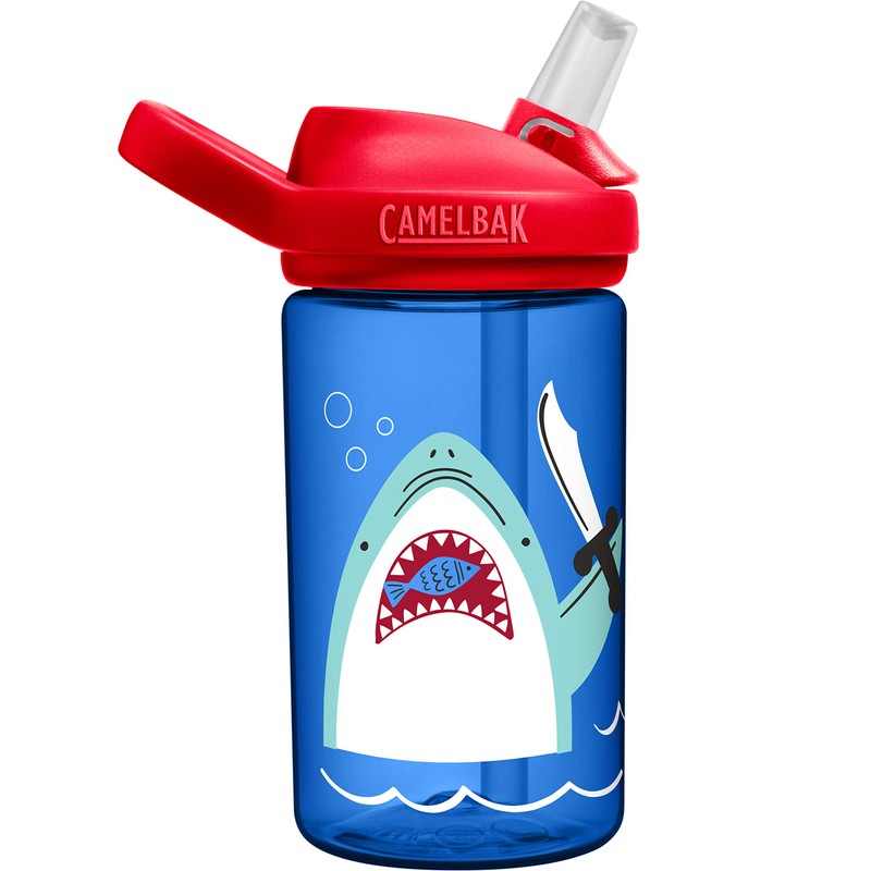 Eddy+ Kids BPA-Free Water Bottle with Straw, 14oz, Octo Pirate