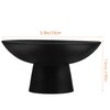 Cabilock Ceramic Fruit Bowl Footed Food Bowl Kitchen Counter Decorative