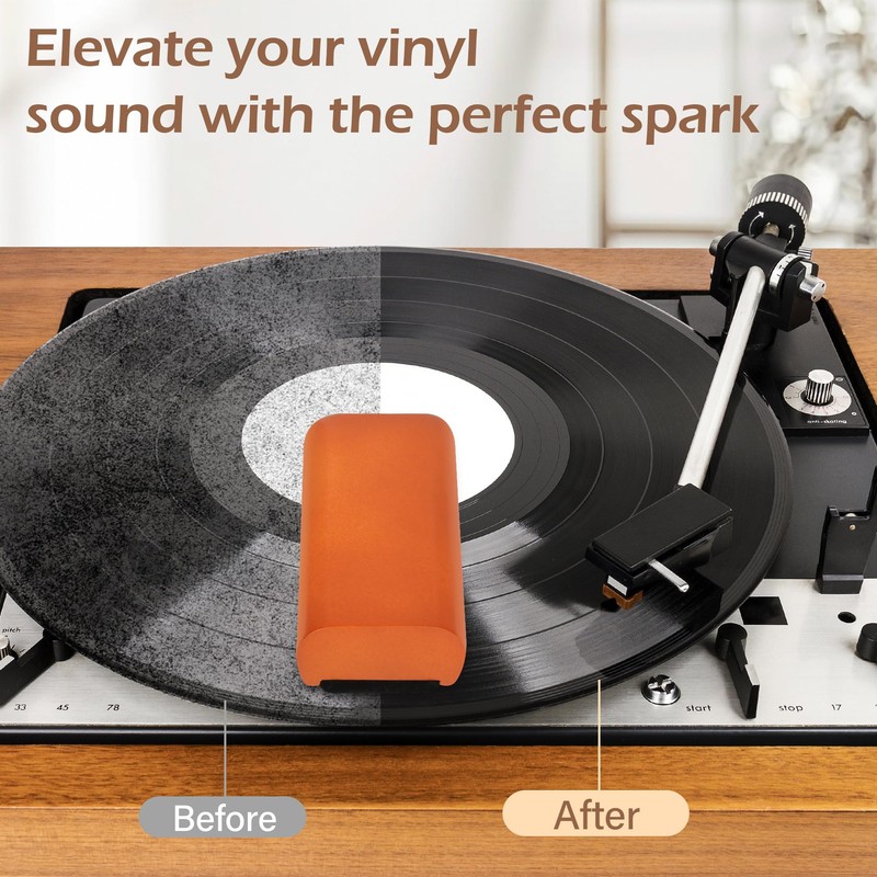 5 in 1 Vinyl Record Cleaning Solution Kit, Includes Soft