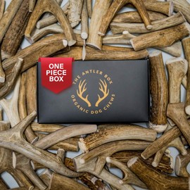 The Antler Box Premium Deer Antler Dog Chews (1 Piece Box) (X-Large 6-8Oz)