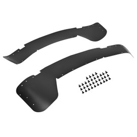 HECASA Rear Bed Inner Fender Liner Compatible with 2017-2023 Ford F350 F450 Super Duty Dually DRW, Fender Flare Splash Shield Wheelhouse Driver & Passenger Side