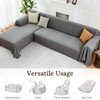 HOMERILLA Sectional Couch Covers 2 Pieces L Shaped Sofa Cover