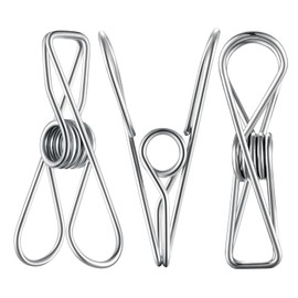 Clothespins 20PCS - Picture & Food Clips, Hanging Clothes & Photo Clips (Small Size)