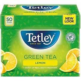 Tetley Green Tea with Lemon Teabags 50x