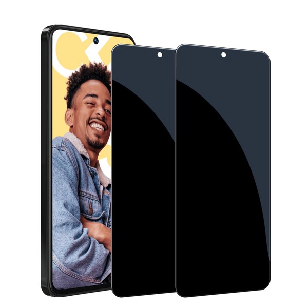 Kiokyrgm Tempered Glass Privacy Screen for Realme C55, Screen Protector,