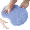 Shower Foot Scrubber Mat, Compact Lightweight Accessory for Travel and
