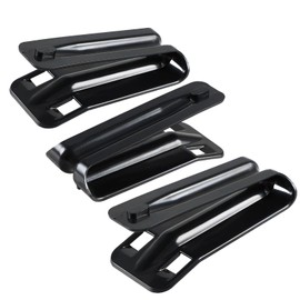 Set of 3 Rear Seat-Anti-Rattle Bumper Cushion Bracket Compatible with Sierra Crew Cab 1500 2008-2013, 2500 2008-2014 Replace#: 22771139