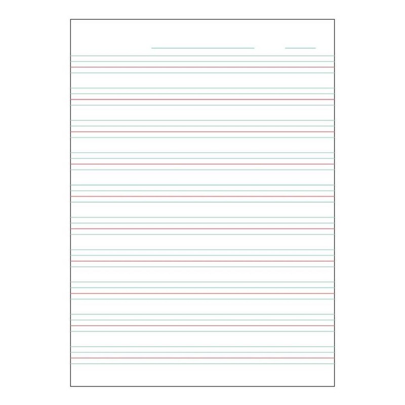 アピカ スクールライン セミB5 英習罫10段 表紙カラー:アクア 30枚 LF10