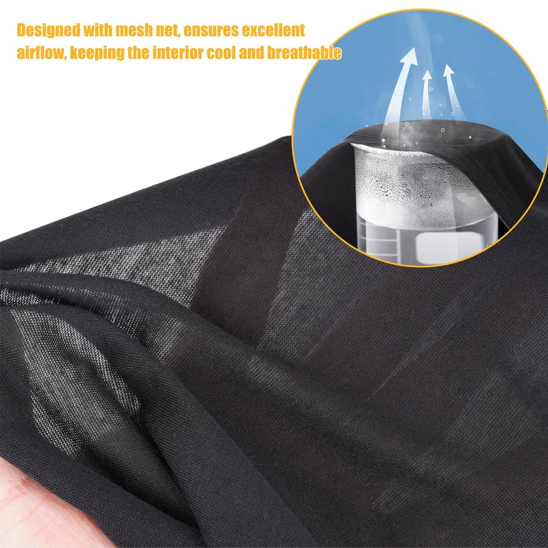 LUAATT 4-Sided Breathable Sunshade Fence Canopy Compatible for Wonderfold W4/W2