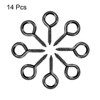 sourcing map 14 Pieces 3 mm x 31 mm Screw