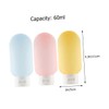 Baluue 3pcs Portable Travel Bottles Leak Empty Lotion Containers for