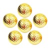 dodtazz Gold Golf Balls, Set of 6, Competition, Prize, Present,