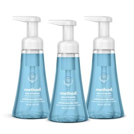 Method Foaming Hand Soap, Sea Minerals, Biodegradable Formula, 10 fl oz (Pack of 3)