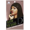 Dream World Women's Satin Deluxe Tie Band Black