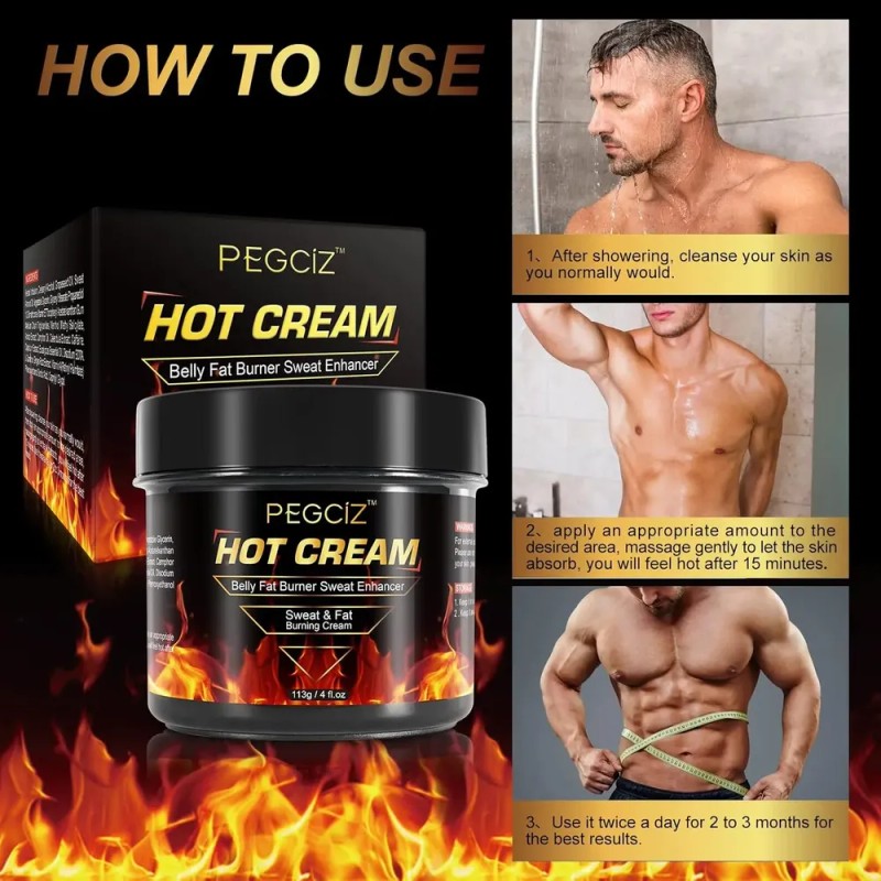 Crema Quemadora De Grasa, Crema Caliente Para Quemador De Gr