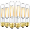 Leools Dimmable E26 Edison Bulb 8W Equal 60 watt Light