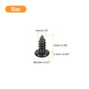 sourcing map 4mm x 10mm Phillips Pan Head Self-tapping Screw,