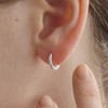 925 Silver Basic One-Touch Ring Earrings Gift Package / 925실버