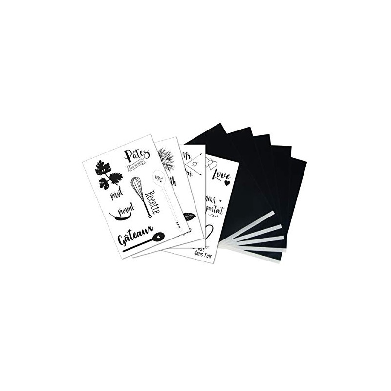 Rayher 67319000 5x DIN A4 Transfer Paper with Templates L'amour/la