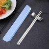 Metal Chopsticks 1 Pair Reusable Chopsticks Stainless Steel Chopsticks with