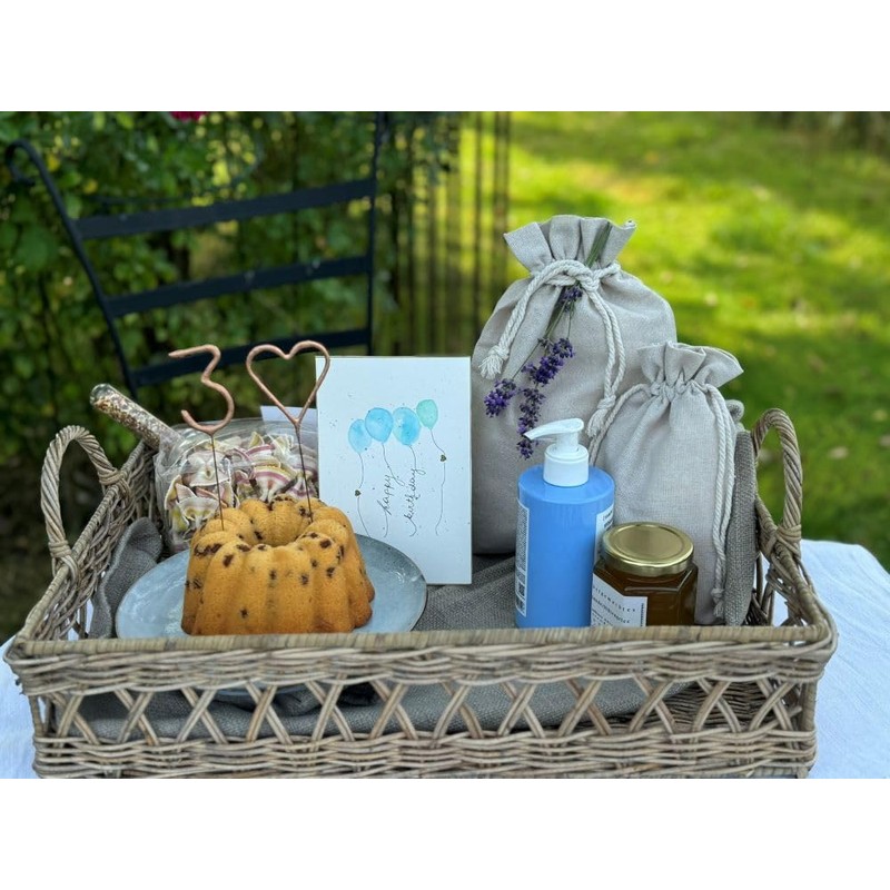 Canvas Bag with Cotton Cord Linen Gift Box