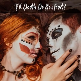 Horror Gifts White Elephant Gifts for Men Adults Christmas Stocking Stuffers for Women Men Husband Wife Scream Merch Wedding Anniversary Bookmarks Bride and Groom Gift Engagement Gifts for The Couples