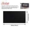 MOTUKA 79" x 60" W Black Suede Headliner Fabric with