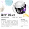 Hemp Power Joint Muscle Relief Cream, with Hemp, Menthol, MSM