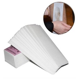 Waxing Strip Paper Self-Hair Removal Non-woven Fabric 100p / 왁싱 왁스 스트립 페이퍼 셀프제모 부직포 100P