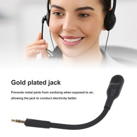 Detachable Microphone Boom, for Razer Barracuda X Detachable Game Microphone, 3.5mm Replacement Game Mic, 360 Degree Rotatable, with a Foam Cover